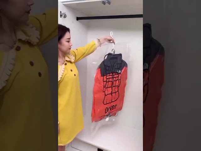 Product Link in Bio ( # 1728 )  @MaviGadgets  ✅ Closet Organizer Hanging Vacuum Bag