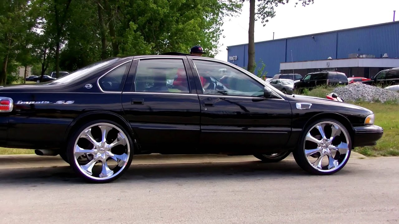 Box Chevy Caprice on 24's Beatin - YouTube