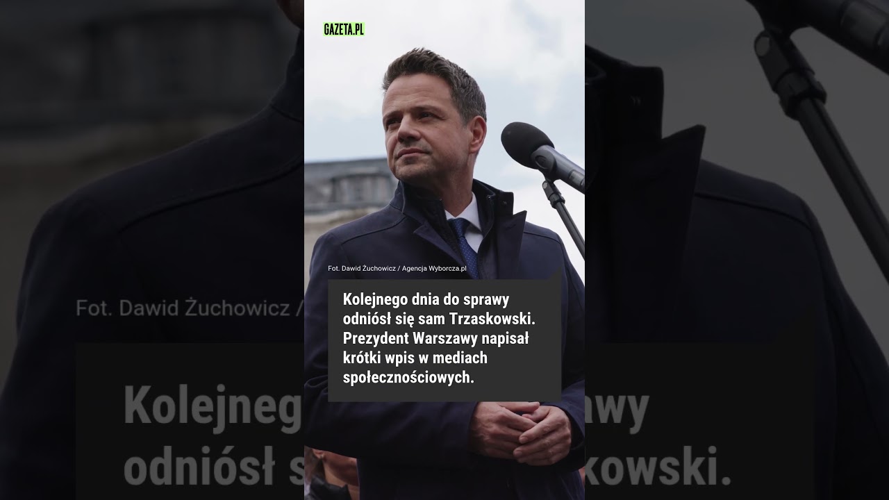 Trzaskowski komentuje plotki o wypisaniu syna z edukacji zdrowotnej