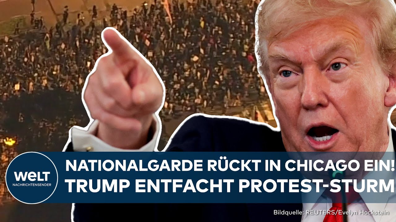 CHICAGO: Aufstand gegen Trump! Präsident schickt Nationalgarde und droht Gegnern mit Verhaftung!