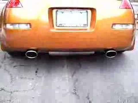 Nissan 350z exhaust sound clip #4