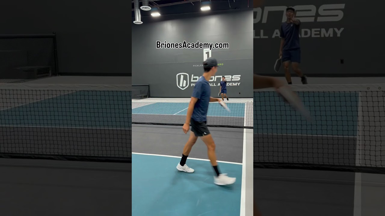 5 Drive Drill with Coach Sammy! Can I make it to the kitchen line? BrionesAcademy.com #pickleball