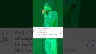 United Center cancels NBA YoungBoy's concert in Chicago. 😳 #nbayoungboy