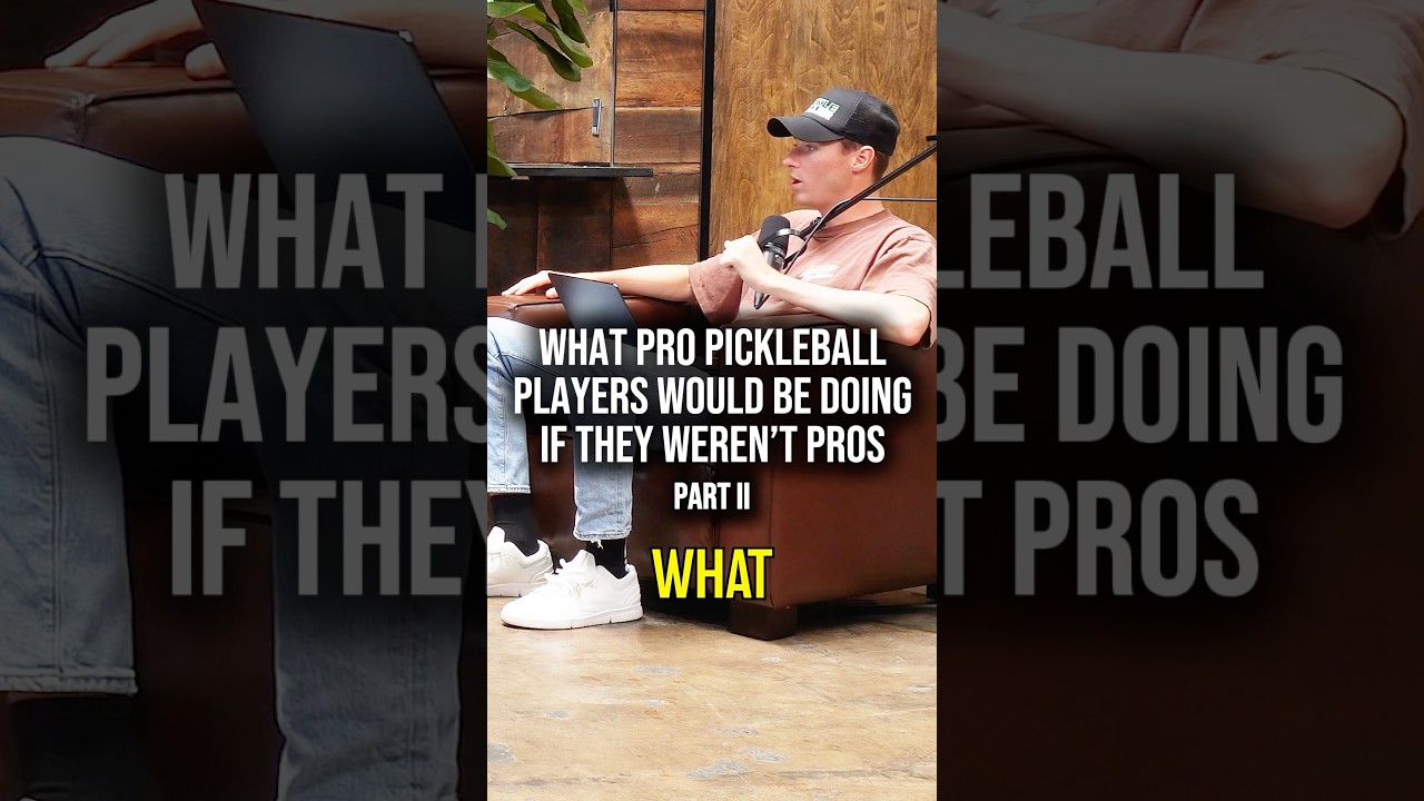 What pros would be doing if they weren’t playing pickleball 👨🏻‍🚒