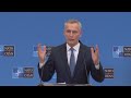 NATO to provide more weapons to Ukraine, Jens Stoltenberg says