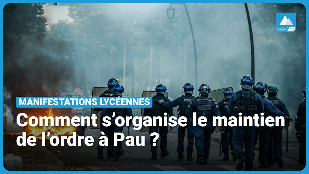 « En face on a des enfants » : comment s’organise le maintien de l’ordre à Pau ?