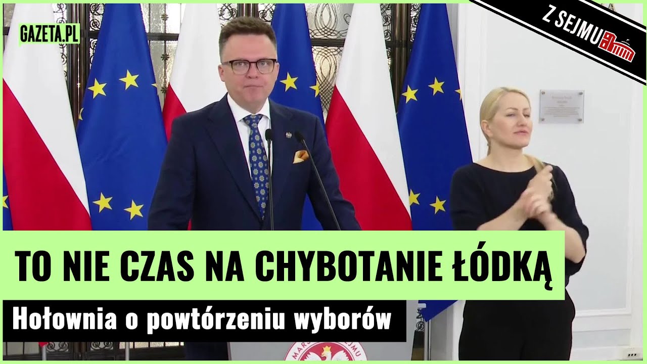 Powtórzone wybory? Hołownia: Nawrocki je wygra w I turze