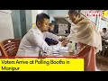 Voters Arrive at Polling Booths in Manipur | Manipur Repolling | Genral Election 2024 | NewsX