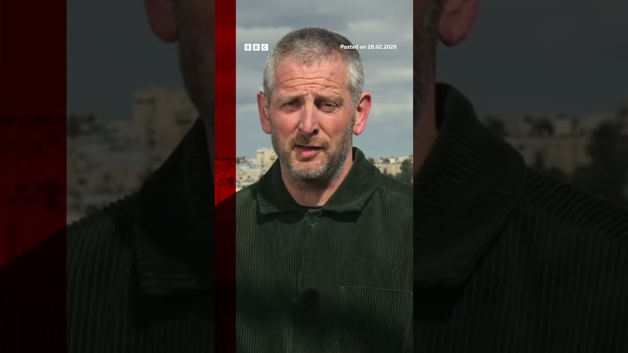 Alarms have sounded in Jerusalem after the US and Israel struck Iran. Israel Iran US BBCNews