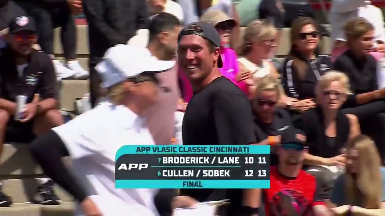 Broderick/Lane v Cullen/Sobek Match Point | Pickleball | APP Tour
