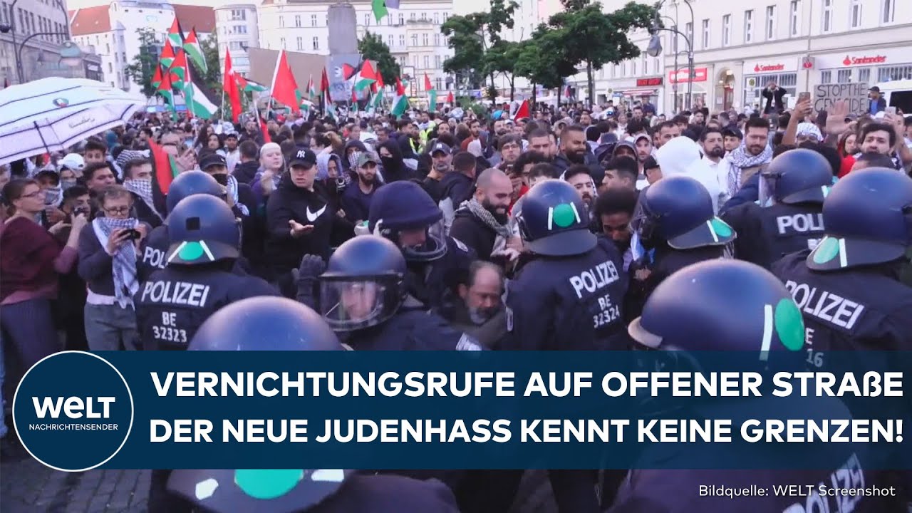 JUDENHASS: Fünffacher Anstieg antisemitischer Veranstaltungen – Gewalt und Hetze nehmen drastisch zu