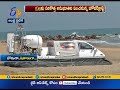 Hovercraft coming to Ramakrishnapuram beach, in Visakhapatnam