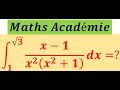 Calcul d'une int?grale, d?composition en ?l?ments simples, premi?res esp?ces, 2?me esp?ce, fraction,