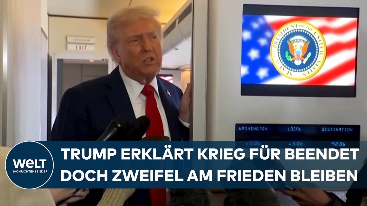 GAZA-STREIFEN NACH DEM KRIEG: Trump und Merz wollen dauerhaften Frieden sichern