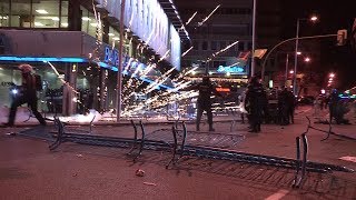 Столкновения с полицией в Мадриде