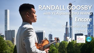 Randall Goosby - Encore Performance at The Morgan