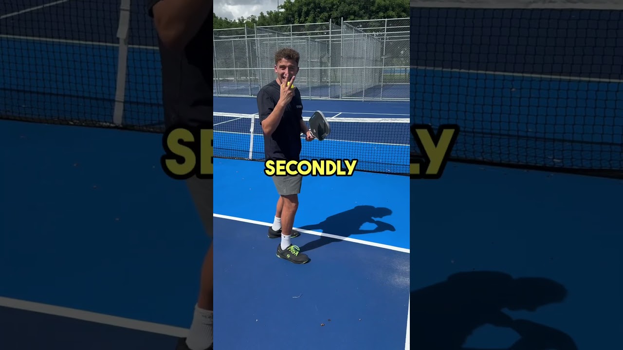 A Secret Way Pro Players Attack Balls! #pickleball #pickleballtips