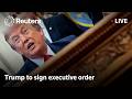LIVE: Trump to sign executive order