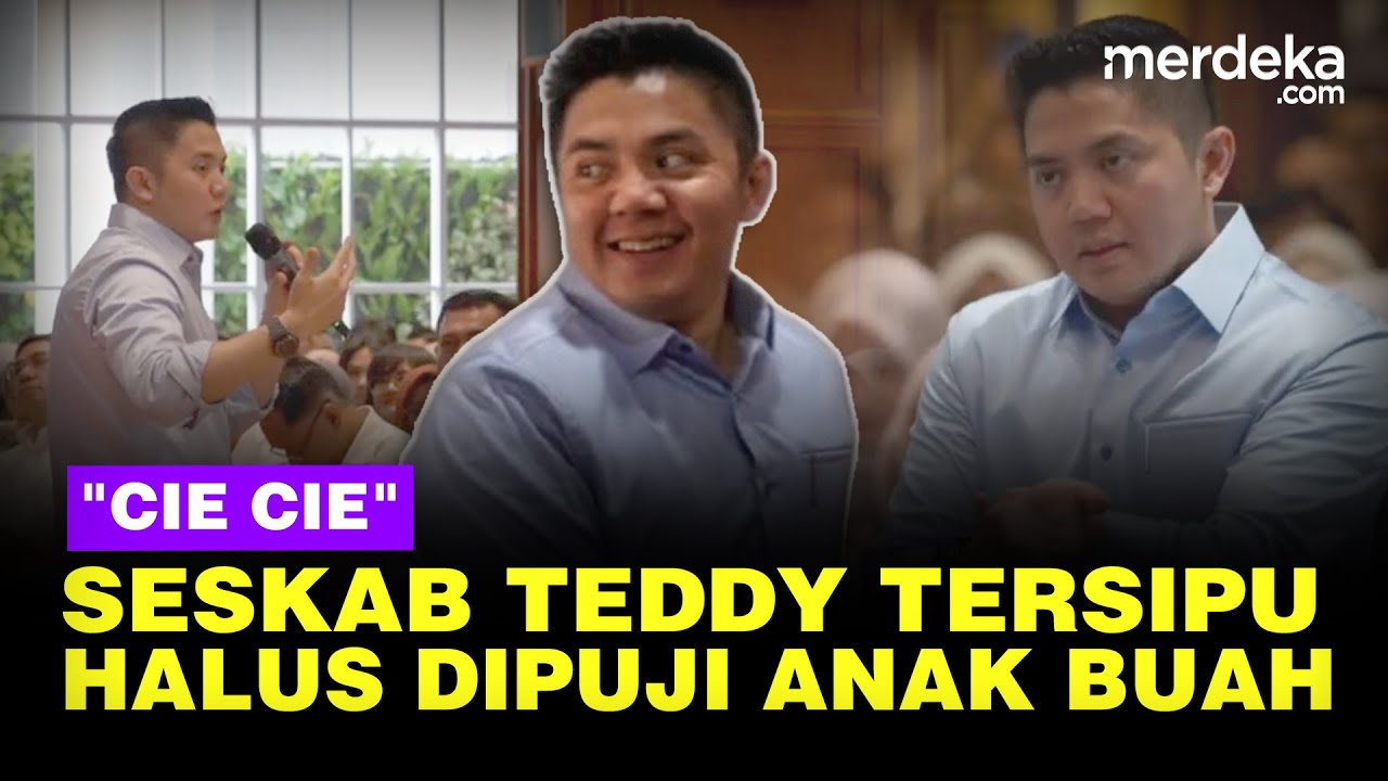 Cie Cie Seskab Letkol Teddy Tersipu Dipuji Anak Buah Sosok Humble & Profesional