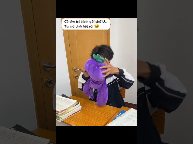 Lại dính trap cà tím của tụi bạn rồi 😭🍆 #dochoidocla