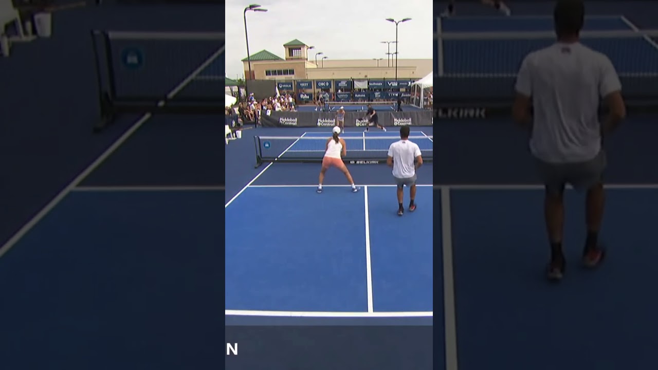 NY Hustlers vs. Orlando Squeeze | Premier Level | MLP Kansas City 2024 (4) #shorts #pickleball