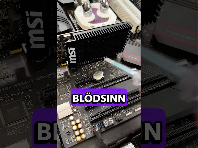 Hör auf mit dem BIOS-Batterie-Gefummel! Zurücksetzen in 10 Sec. #gamingpc #pcbuilding #pchardware