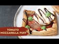 Tomato Mozzarella Puff | टोमेटो मोज़्ज़रेल्ला पफ | Sanjeev Kapoor Khazana
