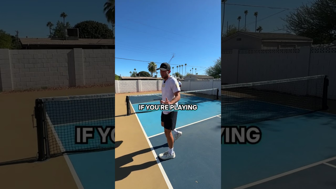 Advanced tip #12 - A big mistake pickleball players make is trying to be aggressive when off-balance