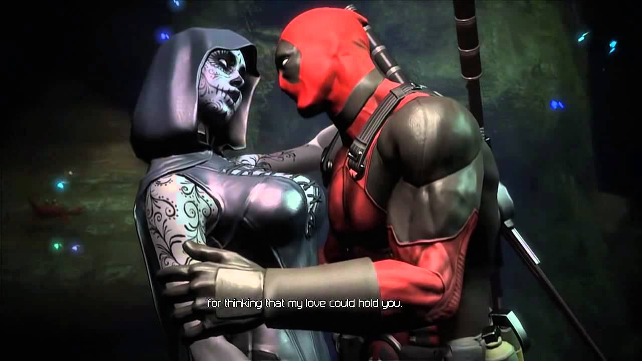 Deadpool Cutscene Deadpool And Death Lady Hot Romance In Boat Hd Youtube 