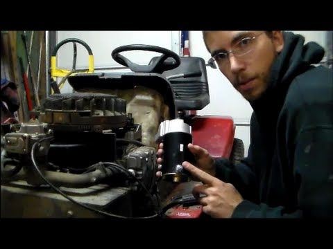 briggs and stratton 2 cylinder starter replacement - YouTube briggs and stratton vanguard wiring diagram 