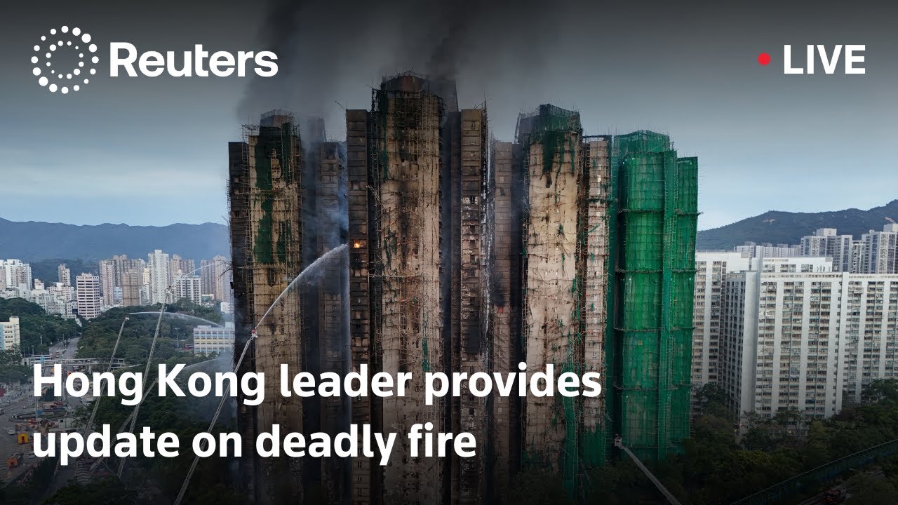 LIVE: Hong Kong leader provides update on deadly fire
