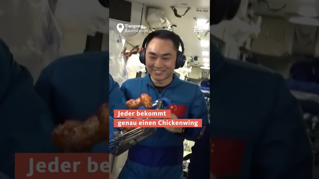 Auf der chinesischen Raumstation Tiangong sitzen drei Astronauten fest wdraktuell