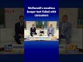 McDonald’s president reveals failed ‘McPlant burger’ idea was shelved #shorts  - 00:57 min - News - Video