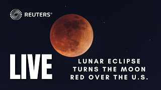 LIVE: Lunar eclipse turns the moon red over the U.S.