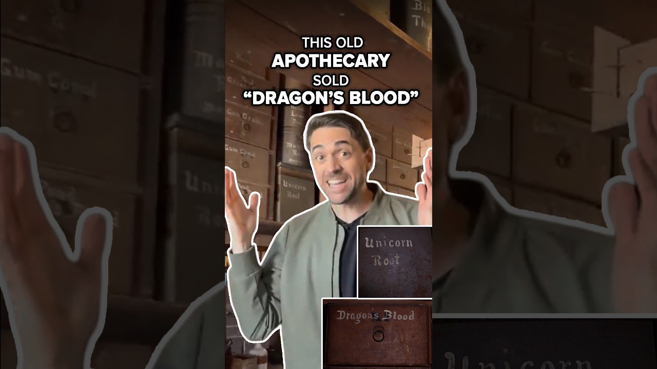 Where could you get mandrake root and dragon's blood in the 1700s?