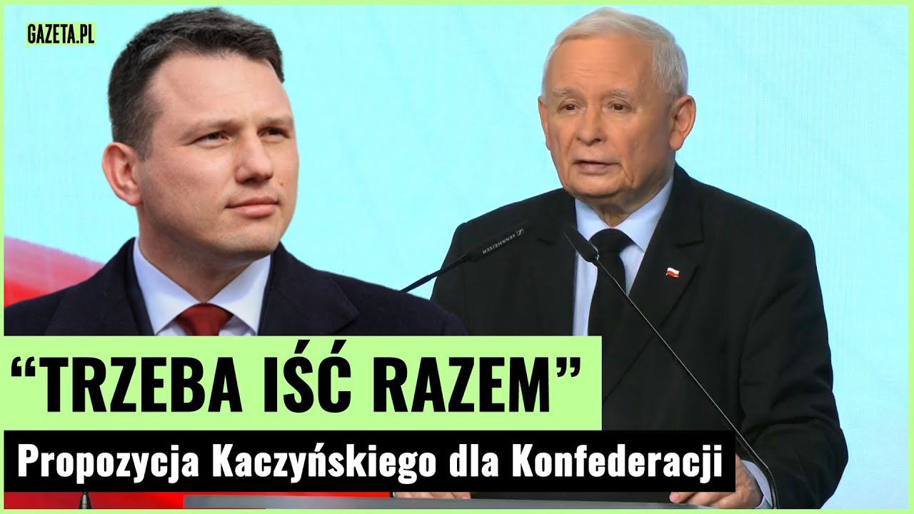 Zaskakująca propozycja Kaczyńskiego! PiS połączy się z Konfederacją? | Gazeta.pl