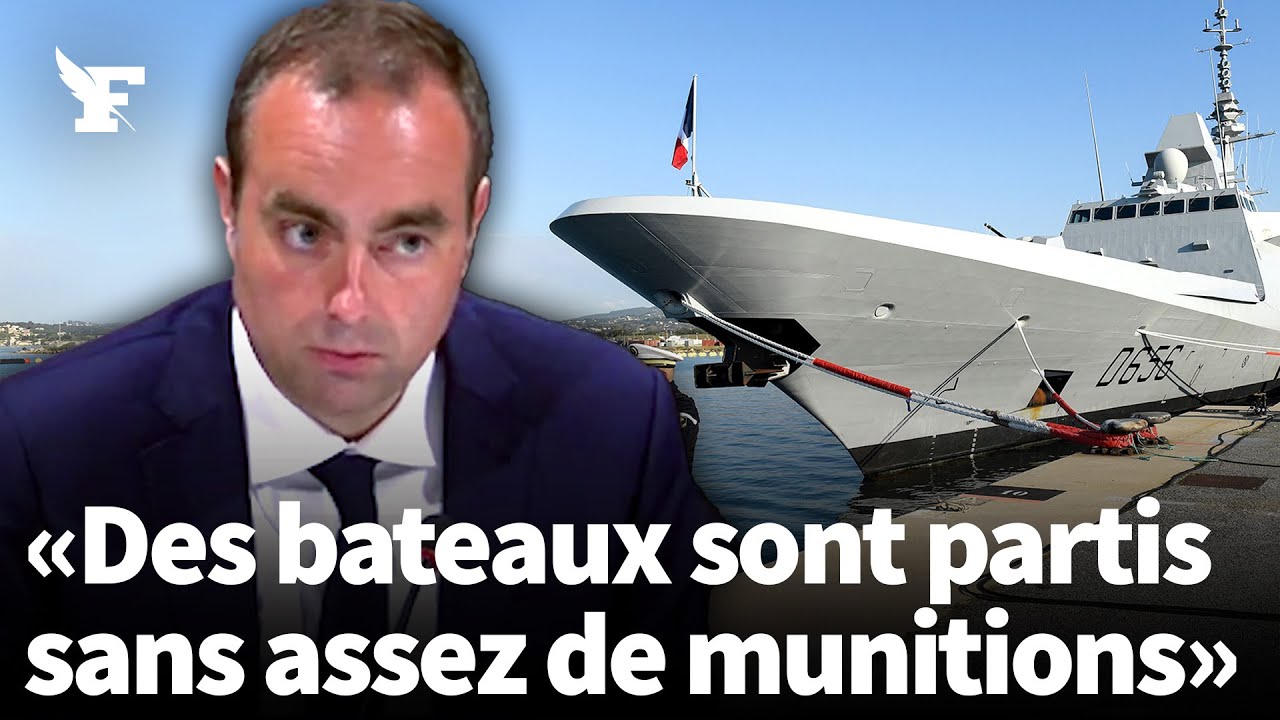 Lecornu révèle que des navires de la Marine sont partis en mission sans assez de munitions