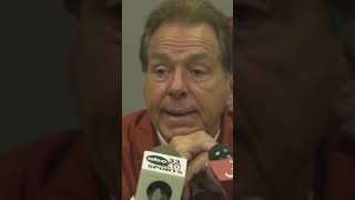 Nick Saban schools Auburn Reporter after 2023 Iron Bowl #cfbnews