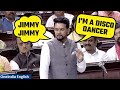 Anurag Thakur sings Bollywood songs ‘Jimmy Jimmy’, ‘Disco Dancer’ in Rajya Sabha