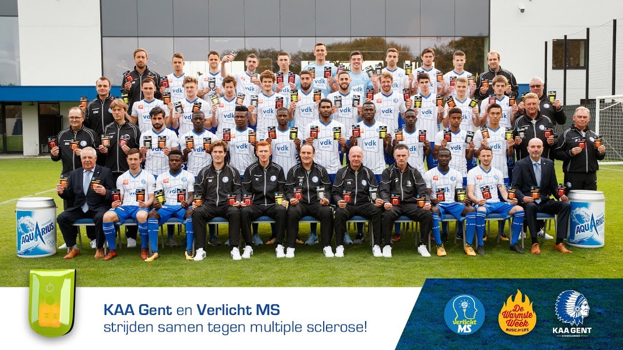 KAA Gent steunt de Warmste Week en Verlicht MS