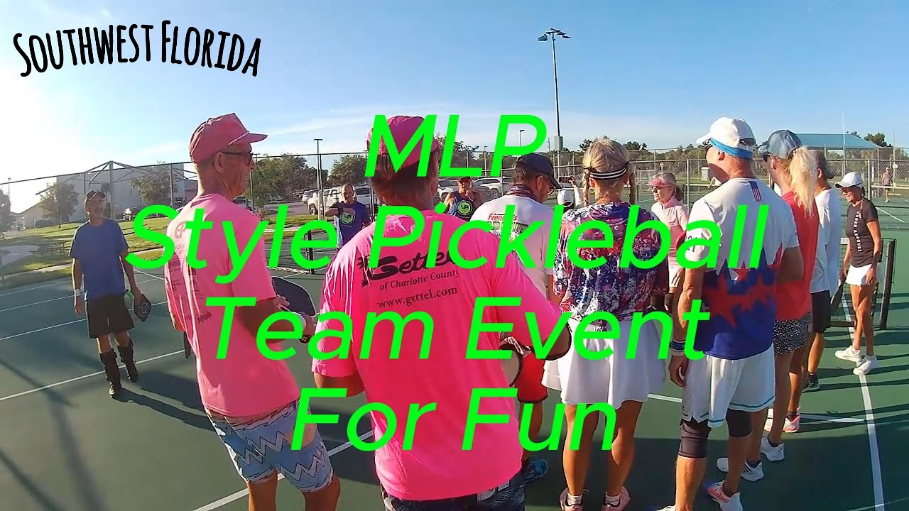 MLP Style Pickleball Team Fun Day - Four MXD Teams - Round One: "Responsible Dinkers" vs "Rat B's"