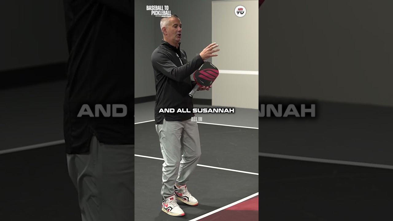 Pickleball coach Dominic Catalano will teach you skills you can learn from being a baseball hitter 🥊