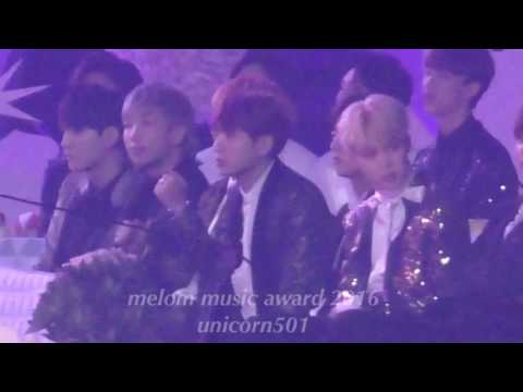 BTS Seventeen reaction to REDVELVET @MMA2016