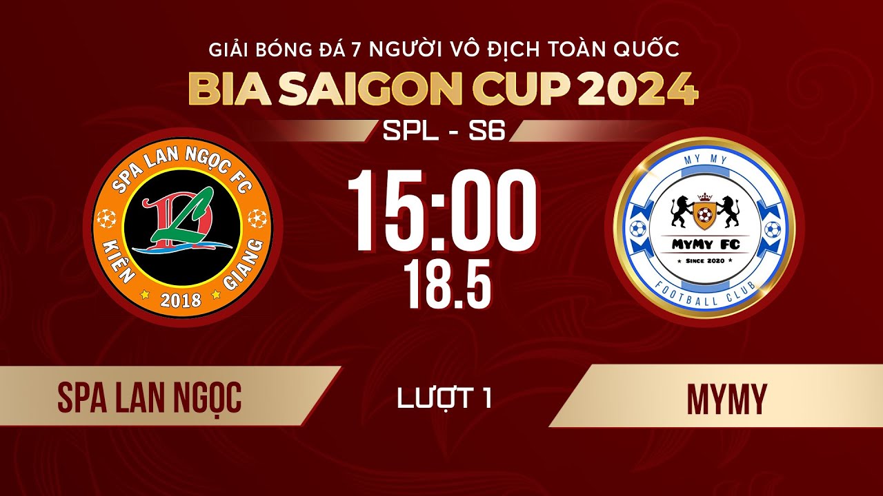 🔴Spa Lan Ngọc Kiên Giang - Mymy | Giải bóng đá 7 người VĐQG Bia Saigon Cup 2024 #SPLS6