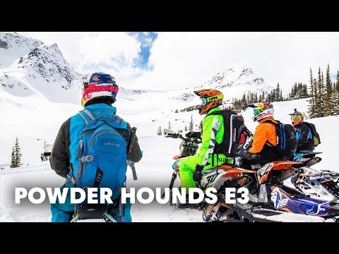 Snowbiking Unexplored Terrain in the Backcountry | Powder Hounds E3