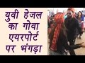 Viral video: Yuvraj Singh, Hazel Keech dancing at Goa Airport
