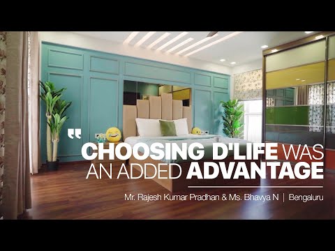 Bengaluru Home Interior Experience of Mr. Rajesh Kumar Pradhan & Family |Design & Execution by DLIFE