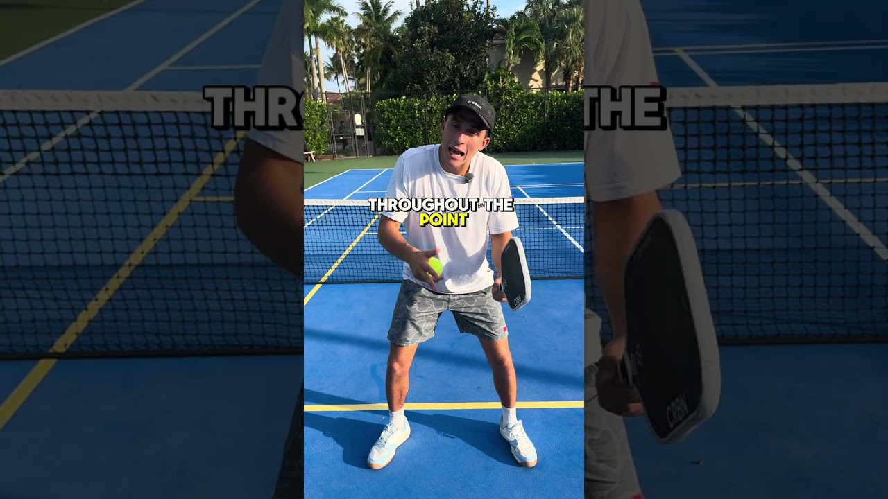 The laziest way to improve FAST #pickleball #pickleballtips 