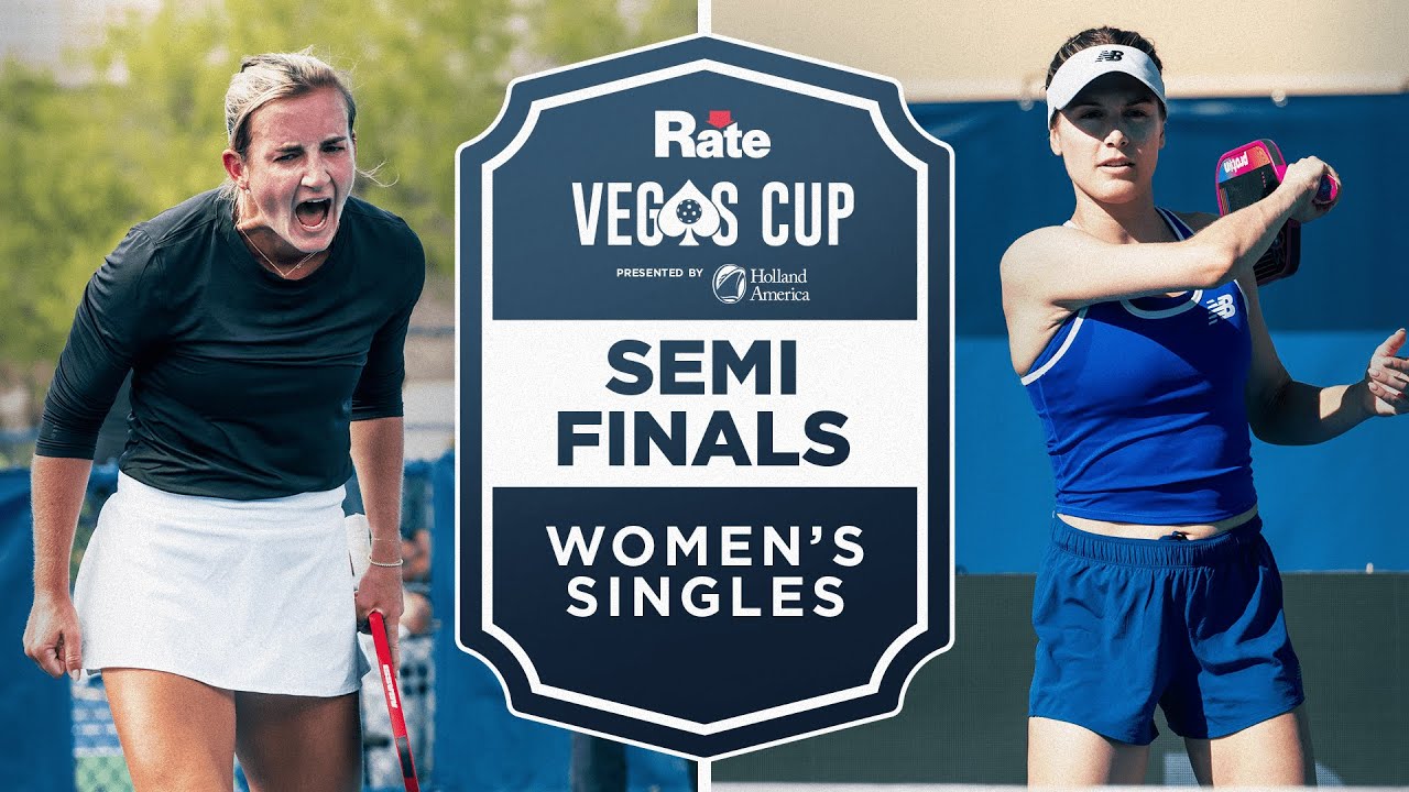 Kate Fahey v Genie Bouchard at the Rate Vegas Cup presented by Holland America