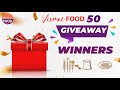 విస్మయ్ ఫుడ్ 50 మందికి గివ్అవే విజేతలు వీళ్ళే | Vismai Food 50 give away winners!!!